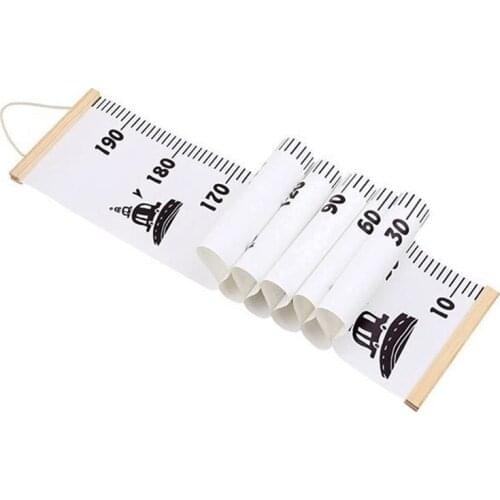 Nordic Style Wooden Height Measuring Wall Stickers Background Wallpaper Chalkboard Kids Nursery Classroom Decoration 20*200CM