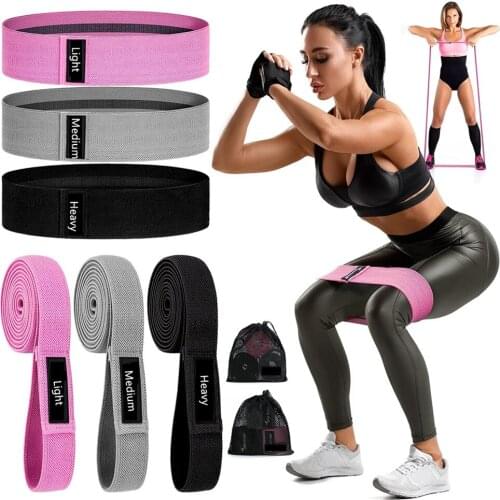 Resistance Bands for Legs Butt Booty Hip Exercise Bands Set Sports Fitness Workout Bands Resistance Loops Band Anti Slip Elastic