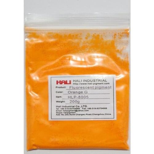 Fluorescent powder,fluorescent pigment,nail polish pigment,item:HLP-8005,color:orange G,1lot=200g,widely used,free
