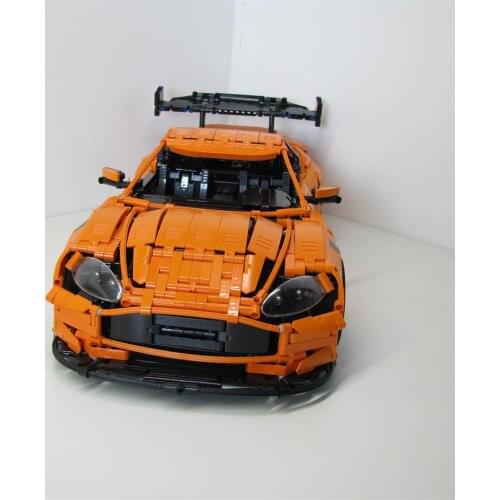 NEW RC Motor Power Function MOC-8780 Aston Martin Vantage GT3 Super Racing Car Fit lepinings Building Kit Block Bricks Toy Gift