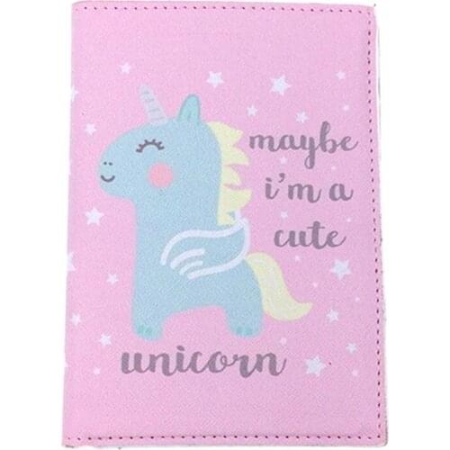 Mcneely Cute Cartoon Travel Passport Cover Nice Kids Passport Cover Documents Bags for Business Air ticket ID Holder
