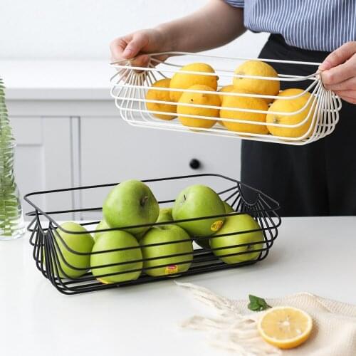 Metal Kitchen Storage & Organization European Style Fruit Basket Creative Simple Racks & Holders Home Storage & Organization