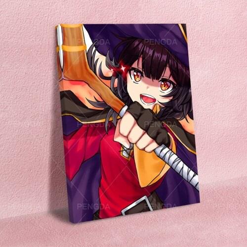 Wall Art Modular Canvas Cute Girl Cool Pictures Home Decor Painting Japan Anime Gifts Prints Poster Living Room Cuadros Frame