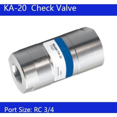 Free shipping High quality check Valve port 3/4" inch BSP KA-20 air Valve pneumatic components