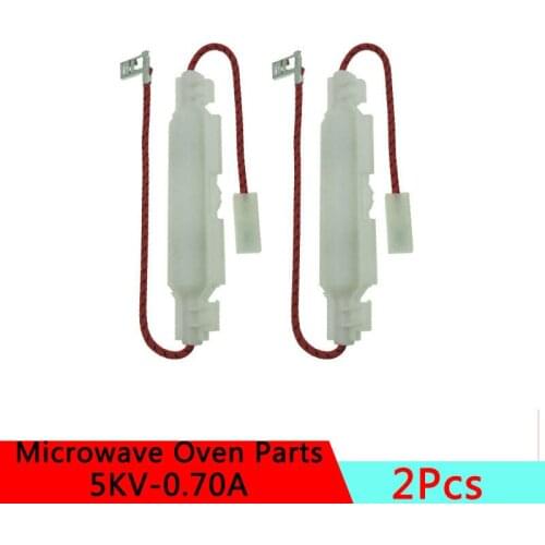 2pcs 5KV 0.7A 700mA Microwave Oven High Voltage Fuses Fuse Holder Microwave Accessories Parts for PANASONIC LG Samsung