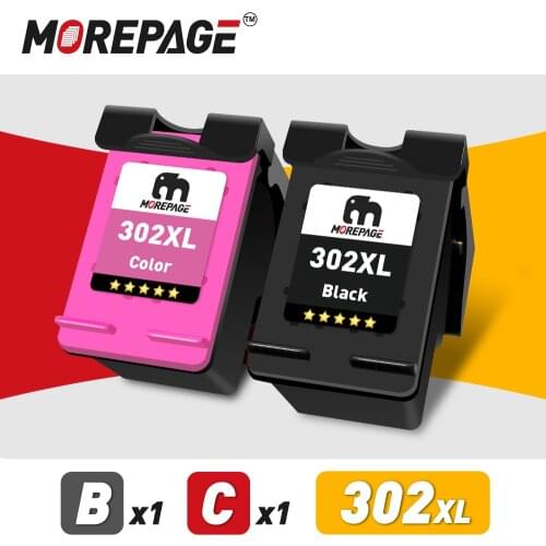 MorePage Remanufactured Ink Cartridge For HP 302 HP302XL For HP DeskJet 1110 2130 1111 1112 For HP Envy 4510 series 4511 4512