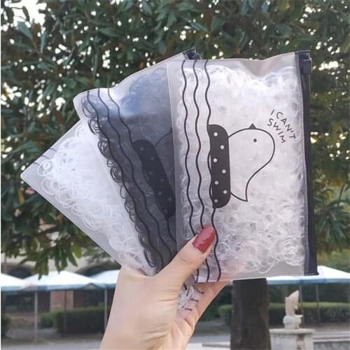 1000PCS Cute Girls Colourful Ring Disposable Elastic Hair Bands Ponytail Holder Rubber Band Scrunchies Kids Hair Accessories