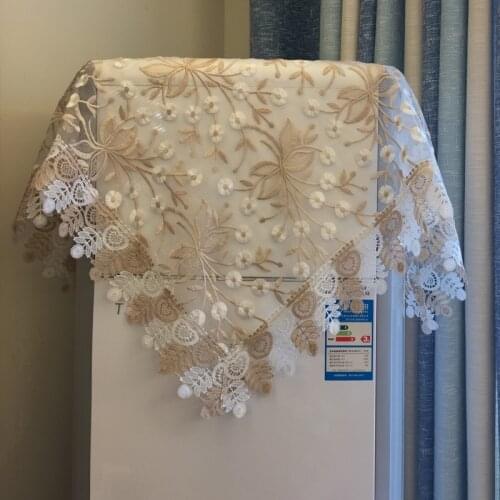 Nordic table linen waterproof oil-proof hot wash-free small fresh tablecloth lace rectangular tea table mat tablecloth over laes