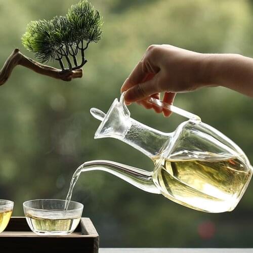 TANGPIN heat-resistant glass teapot flower tea pot drinkware 400ml
