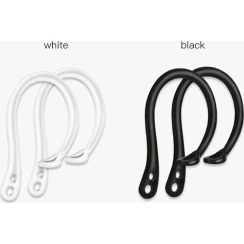 1 Pair TPU Ear Hook Soft Anti-slip Silicone Anti-lost Portable Ear Hook For AirPods Pro Running Jogging Cycling