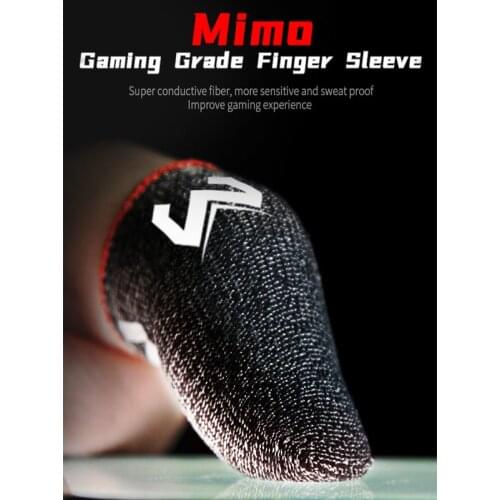 1Pair Gaming Finger Sleeve Breathable Fingertips For PUBG Mobile Games Touch Screen Finger Cots Cover Sensitive Mobile Touch