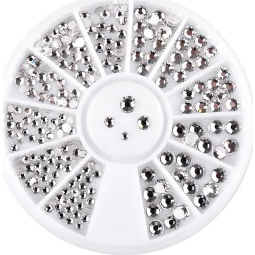 1 Pcs Colorful Shiny Round Stainless Steel Nail Stamping Plates Flowers Nail Art DIY Nail Image Plate Stencil Accessories Tool