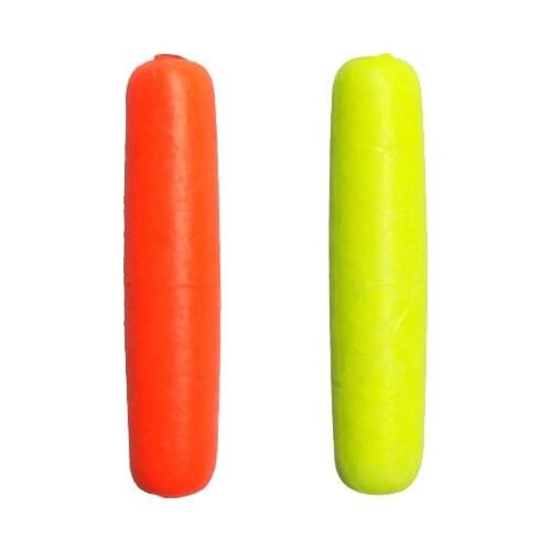 1500pcs Red/Yellow/Green Light Foam Cylinder Oval Rig Float Tip Visual Striking Beans Terminal Fishing Tools Accessories Pesca
