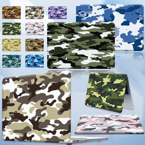 Case for Apple MacBook Air 11/13 Inch/MacBook Pro 13/15/16 Inch Camouflage Pattern Series Anti-fall Laptop Protective Shell