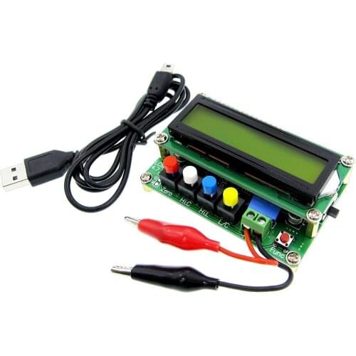 Digital LCD Capacitance meter inductance table TESTER LC Meter Frequency 1pF-100mF 1uH-100H LC100-A + Test clip