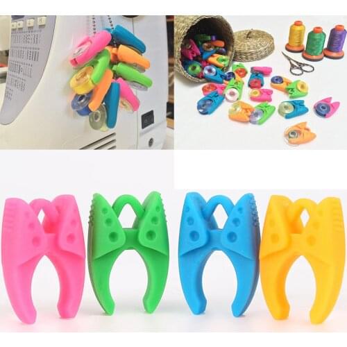 10/20/30/50 PCS Bobbin Clamps Holders Keeping Bobbin Thread Tails Under Control Sewing Tools Bobbin Clamps Clips Holders