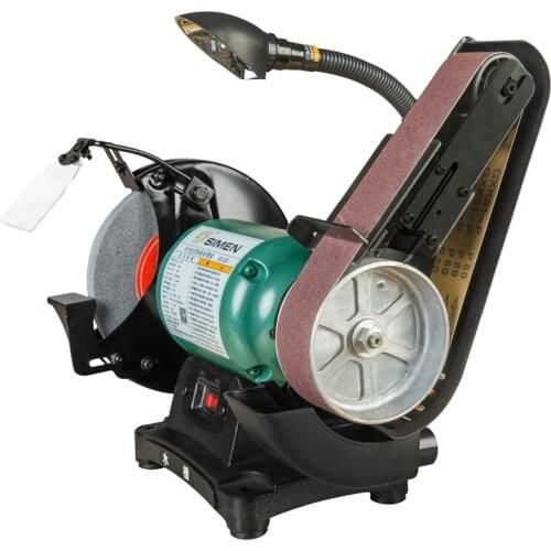 220V Electric Belt Sander Knife Grinding Machine DIY Polisher 2850RPM 750W 8 Inch Y