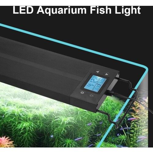Adjuatble 3 Modes LED Aquarium Lights 5W 10W Fresh Water Plants Grow Light Aquatic Lamps Waterproof Clip on Lamp For Fish Tank