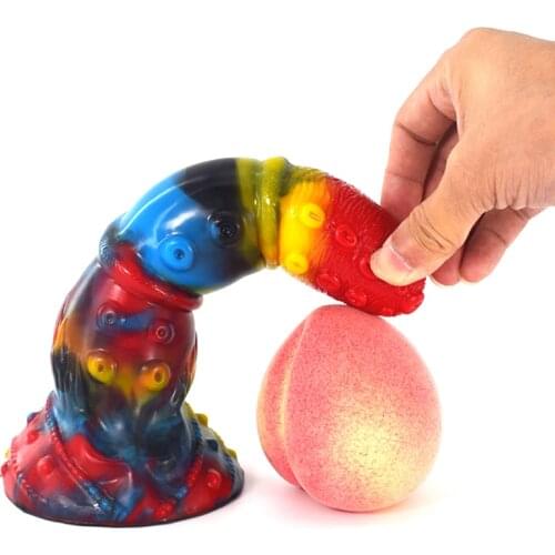 Animal Tentacles Dildo With Suction Cup Large Anal Butt Plug Colorful Dong Sex Toy For Women Men Adult Products Sex Shop Toys 18