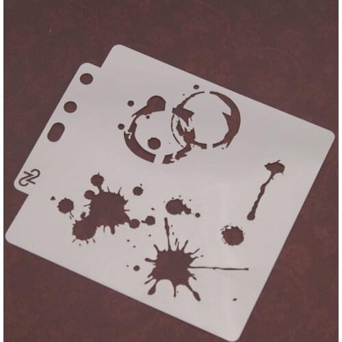 Art Drawing Ink Sticker Painting Stencils for Diy Scrapbooking Stamps Home Decor Paper Card Template Decoration Album Crafts