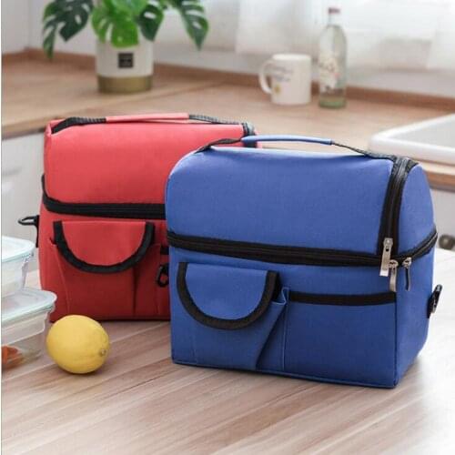 Insulated Lunch Bag 8L for Adults Lunch Boxes Picnic Lunch Leak proof Cooler Bento Box Bag Handle Tote Bag for Camping
