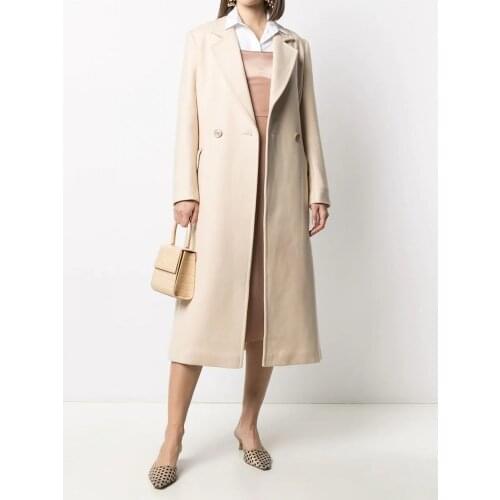 JINGZHI Women's Beige Coats