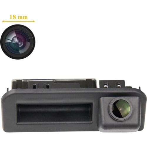 Misayaee HD Car Rear View Camera Trunk Handle for Audi Q2 Q5L A5 SEAT Arona Ateca Skoda Karoq KODIAQ Cayenne VW Bora JETTA POLO