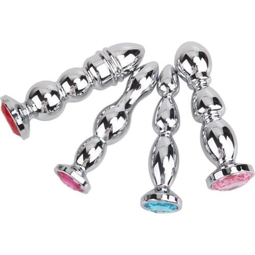 Metal Butt Plug Anal Dildo Prostate massage Stainless Steel Anal Plug Sex Toys