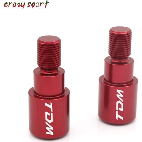 Handlebar Grip Bar Ends Slider For YAMAHA TDM900A TDM850 TDM 900A 850 1991-1999/2004-2010 Motorcycle Accessories CNC With Logo