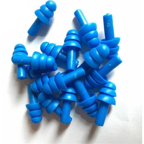 New 20PCS=10Pairs Silicone Waterproof Earplugs Adult Children Soft Anti-Noise Ear Plugs Diving Shower Snoring Sleeping Ear Plugs