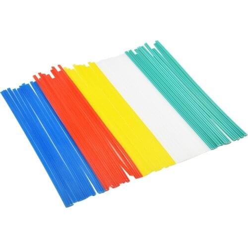 50pcs Plastic Welding Rods PP/PVC Fairing Welding Sticks For Plastic Welder Sticks Welding Soldering Supplies NEW