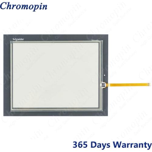 XBTGT6330 Touch Screen Panel Glass Digitizer for Schneider XBTGT6340 Touchscreen with Front Overlay (Protective Film)