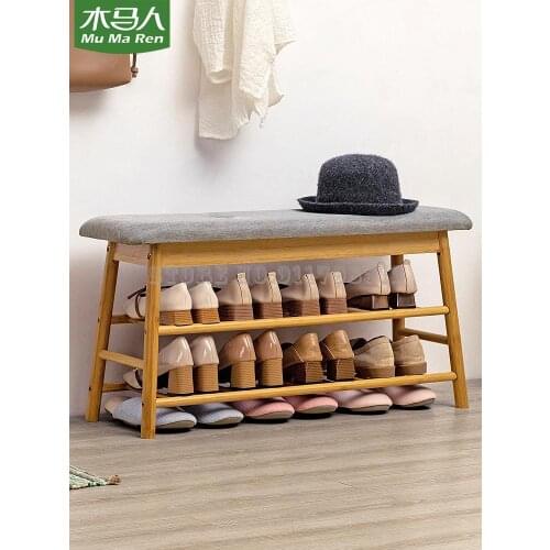 Trojan horse shoe changing stool home entrance shoe rack shoe cabinet sitting stool one long bed foot shoe stool creative to sit