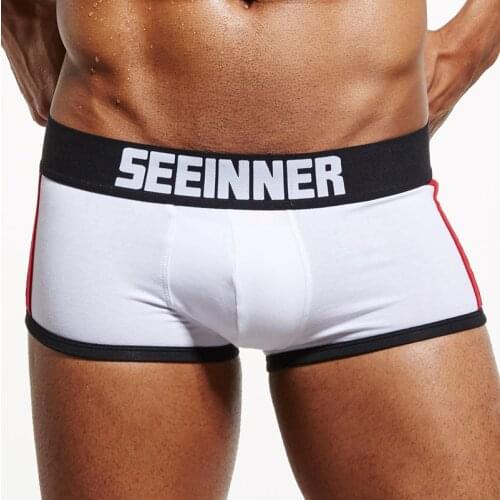 Men Boxer Comfort Mens Underpants Cotton Boxer Short Men Breathable Solid Cueca Boxer Homme