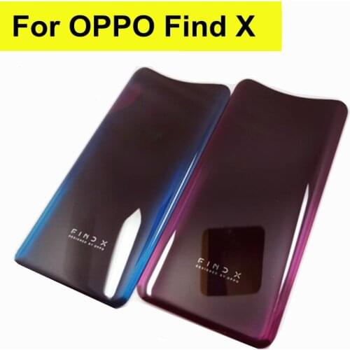6.42 inch For oppo Find X Back Battery Cover Door Housing case Rear Glass lens parts Replacement for OPPO Find X Battery Cvoer