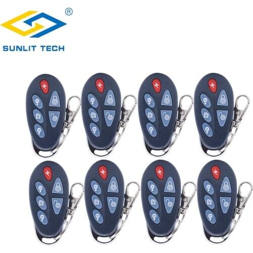 10pcs PB-403R 433MHz/868MHz Mini Wireless Remote Controller with 6 key-buttons Alarm/Disarm For Focus ST-VGT ST-IIB ST-V ST-IIIB