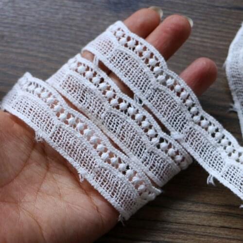 2 yard high quality ivory white lace, cotton lace, home sewing, accessories, durable materials