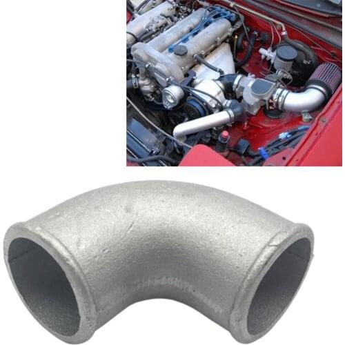3.5" 89mm Cast Aluminum 90 Degree Elbow Pipe Turbo Intercooler