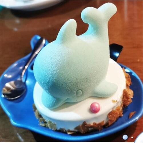 3D Cute Dolphin Cake Baking Mold DIY Chocolate Fondant Cake Decoration Moulds Dessert Pastry Baking Tools Bakeware Decor