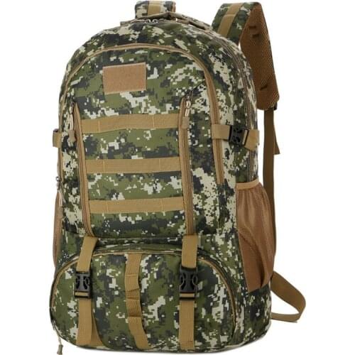 60L Large Capacity Mountaineering Bag Outdoor Travel Camouflage Backpack Large Sports Backpacks Waterproof Camping Military Bags