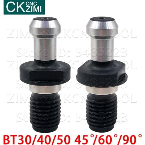 BT30 BT40 BT50 CAT40 JT40 45 degree 60 degree 90 degree Mazak Pull nail Machine tools pull stud Through Hole Through Water tools