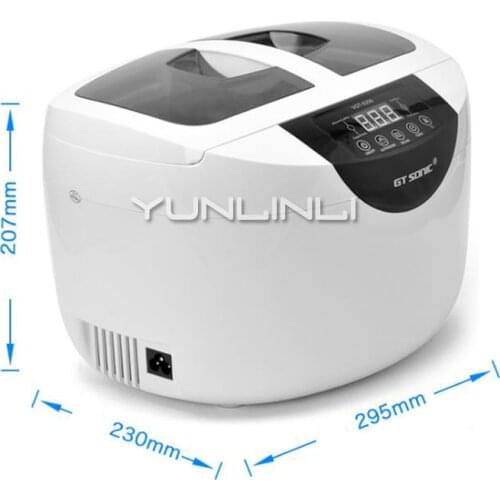 Household Ultrasonic Cleaner 2500ml Mini Ultrasonic Washing Unit Glasses/Watch/Feeder Ultrasonic Cleaning Machine VGT-6250