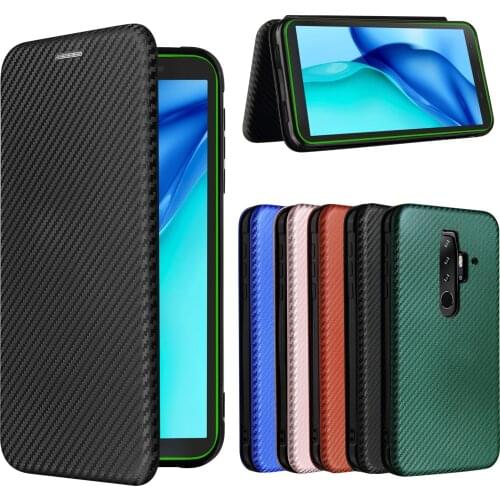 For Blackview BV6300 Pro Case Carbon Fiber Flip Leather Case For Blackview BV6300 Pro BV6300Pro Case Cover 5.7"