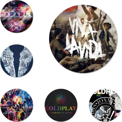 Coldplay Chris Martin Badge Brooch Pin Accessories For Clothes Backpack Decoration gift