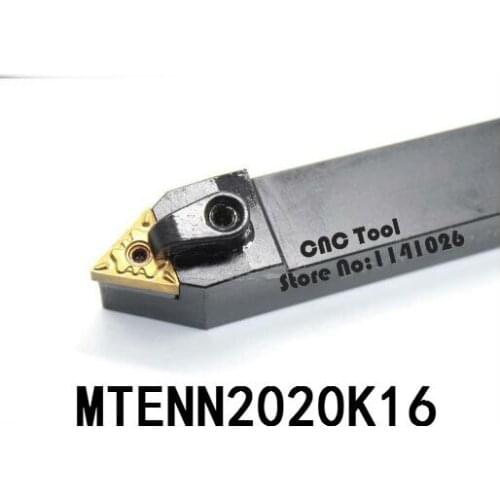 MTENN2020K16 Turning Tool Holder,CNC tool holder, External turning tools,M Clapming Type Lathe cutting tool for TNMG1604 Insert