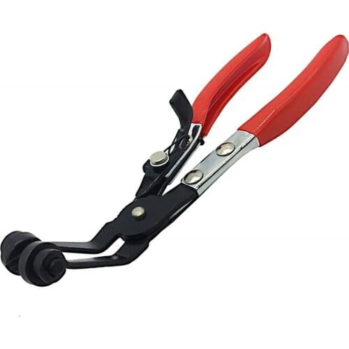 Long Automotive Hose Clamp Pliers Straight Throat Tube Bundle Clamp Removal Tool Perfect Angled 45°Pipe Hose Clamp Pliers Tool