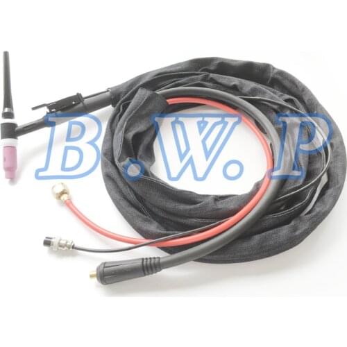 Air Cooled WP-17-2 Tig Torch Gas Power Separated 150A 4m 12Ft For DC AC TIG Welding Welders