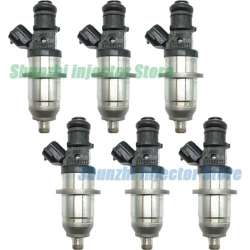 6pcs Fuel Injector Nozzle For Mitsubishi Pajero IO Lancer Dion H66W H76W CS5A CR9W E7T05071