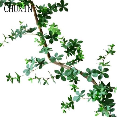 170cm Artificial flower tree vine plants wall fake branch silk leaf For Home Hotel Wedding DIY Decoration Wreath scrapbooking