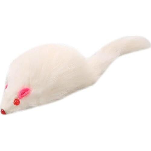Kapmore 1pc Mouse Shape Cat Toy Interactive Lifelike Kitten Rat Toy Cat Play Mouse Pet Chew Mouse Pet Supplies Cat Favors